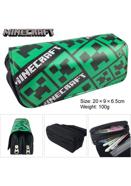 Minecraft Karikatür Kırtasiye Boxpencil Çantası(Yurt Dışından) fiyatları