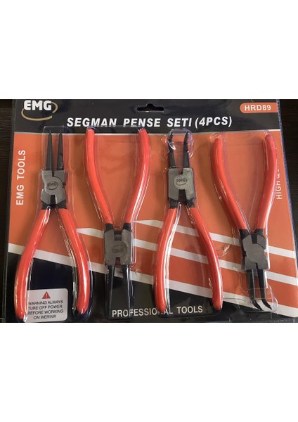Segman Pense Takım 4'lü Pense Seti