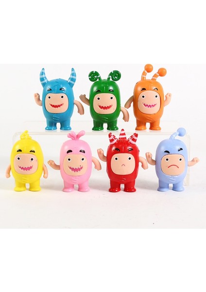 7 Adet/takım Oddbods Pvc Figürler Oyuncaklar Hediyeler