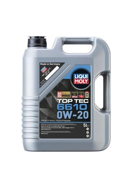 Liqui Moly Top Tec 6610 0W-20 5 Litre Motor Yağı (Üretim Yılı: 2023)