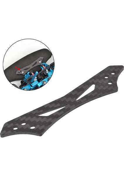 Tamiya TT02S 1:10 Rc Kamyon Için Karbon Fiber Tampon Braketi Aksesuarları indirimleri