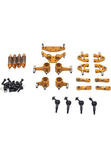 Wltoys Için 22 Parça Metal Yükseltme K969 K979 K989 K999 1:28 Rc Yarış Araba Altın