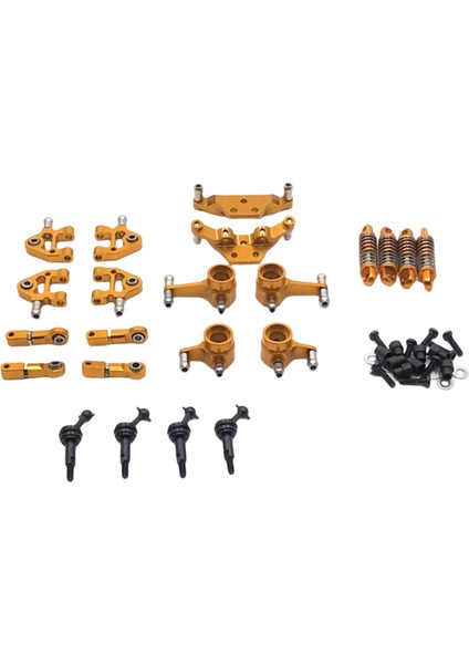 Wltoys Için 22 Parça Metal Yükseltme K969 K979 K989 K999 1:28 Rc Yarış Araba Altın fiyatları