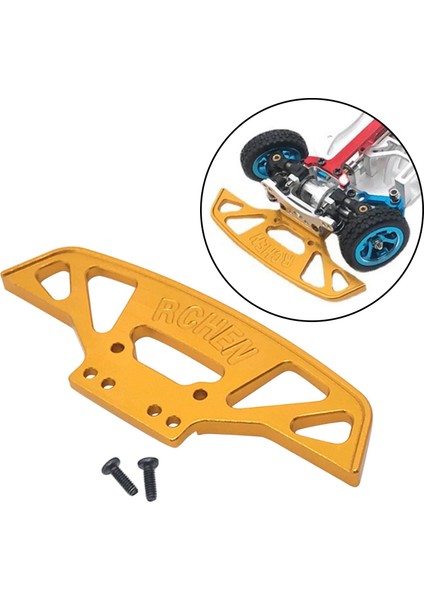 Metal Ön Tampon Plaka Için Wltoys Miniq RC01 1:28 Rc Ralli Araba Aksesuarı Altın modelleri