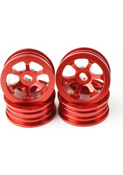 4 Adet 1:28 Metal Jantlar Set Wltoys Için Yedek K969 Araçlar Değiştirme Kırmızı indirimleri