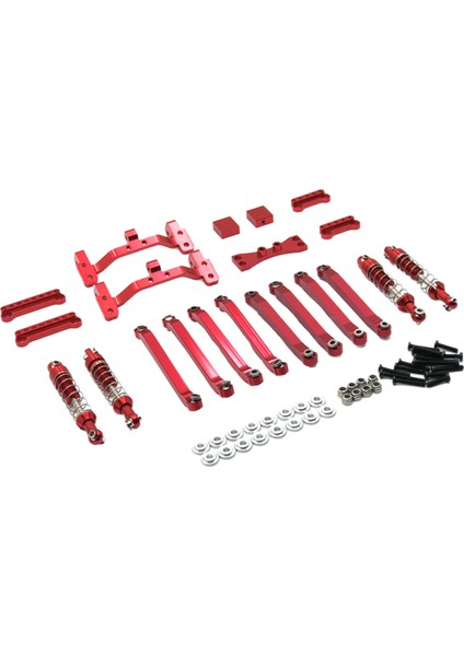 Metal Bağlantı Çubuk D90 D91 D96 MN98 MN99S 1:12 Rc Kaya Paletli Kamyon Cart Red Accs fiyatları