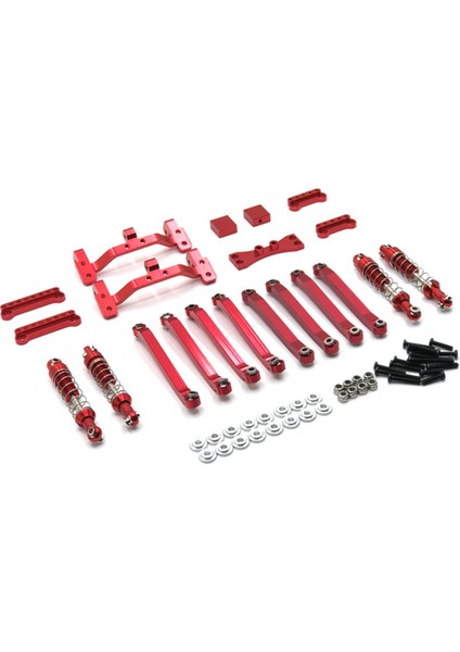 Metal Bağlantı Çubuk D90 D91 D96 MN98 MN99S 1:12 Rc Kaya Paletli Kamyon Cart Red Accs fırsatları