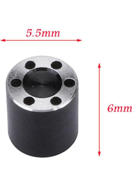 4x Metal Genişletilmiş Hex Tekerlek Hub Combiner SCX24 90081 C10 Kamyon Parçaları Için Siyah modelleri