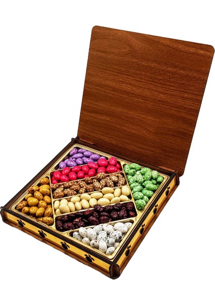 Yazıhan Gold Şekirdek Ahşap Kutu