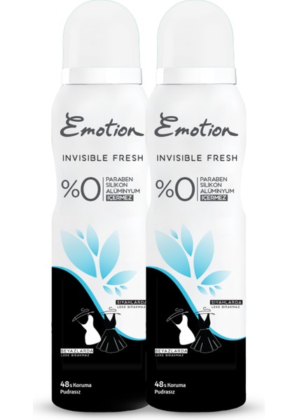 Invisible Fresh Deodorant 2X150ML