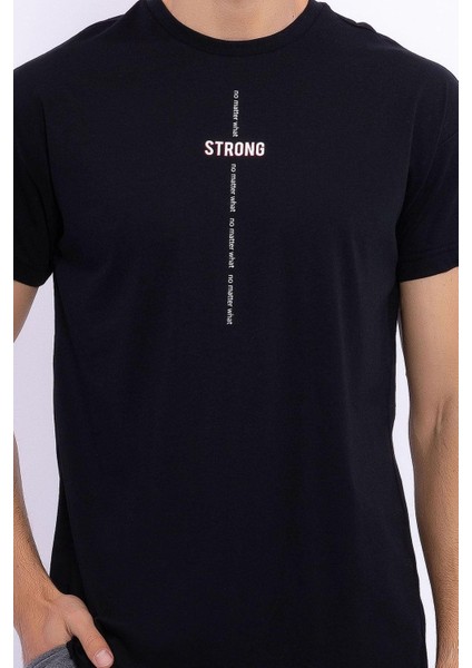 Arnetta 2044 Battal Strong Siyah Erkek Bermuda Takım