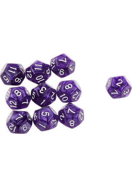 10 Adet Çoklu Taraflı Ejderhalar D & D Rpg Roleplay Parti Oyunu D6 D10 D12 D20 Dices Oyuncaklar (Yurt Dışından)