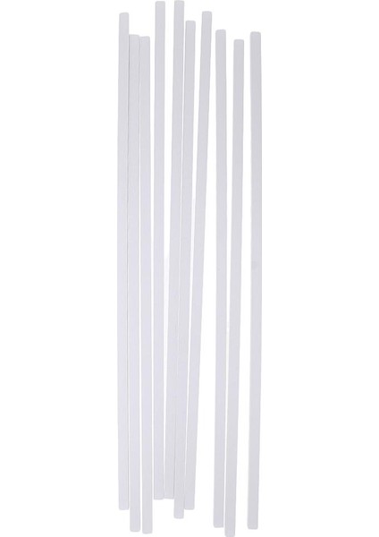10X Abs Plastik Kare Tüp Boru Modeli Yapma Mimari Manzara 3X250MM 3X3X250MM Yapma (Yurt Dışından)