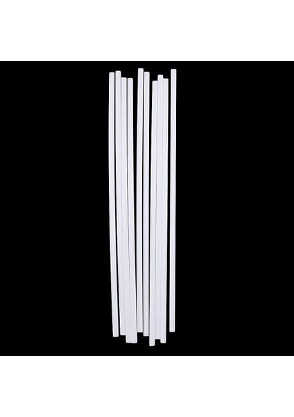 10X Abs Plastik Kare Tüp Boru Modeli Yapma Mimari Manzara 3X250MM 3X3X250MM Yapma (Yurt Dışından)