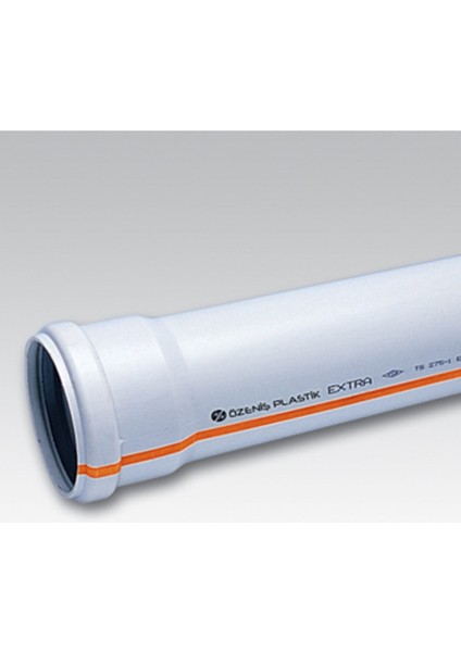 50X250 Pvc Atık Su Borusu Plastik 3.2 mm Kalınlık