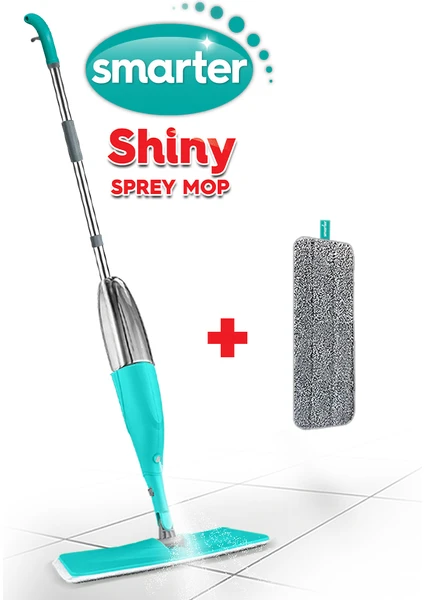 Shiny Sprey Mop + Yedek Mop