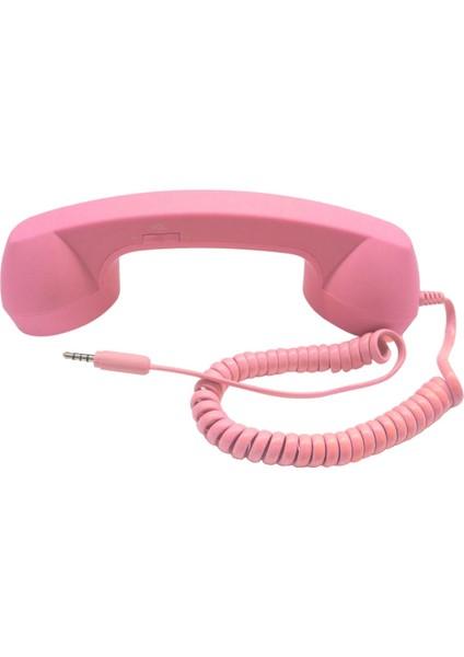 Retro Telefon Ahizesi 3.5mm Klasik Mini iPhone iPad Cep Telefonları Için Pembe modelleri