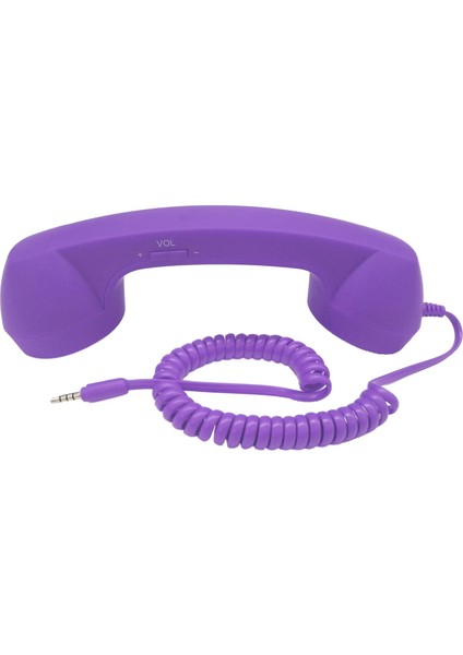 Telefon Ahizesi 3.5mm Konfor Radyasyon Geçirmez iphone iPad Smartphone Mor modelleri