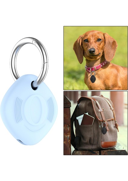 Samsung Galaxy Smarttag Aksesuarları Için Yumuşak Silikon Koruyucu Kılıf Kapak Mavi indirimleri