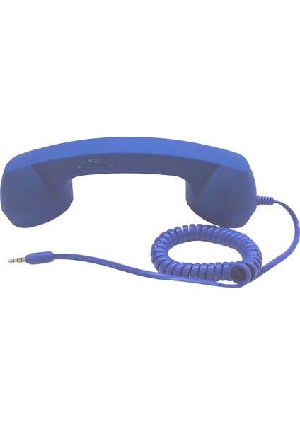 Retro Telefon Ahizesi 3.5mm Klasik Mini iPhone iPad Cep Telefonları Için Mavi
