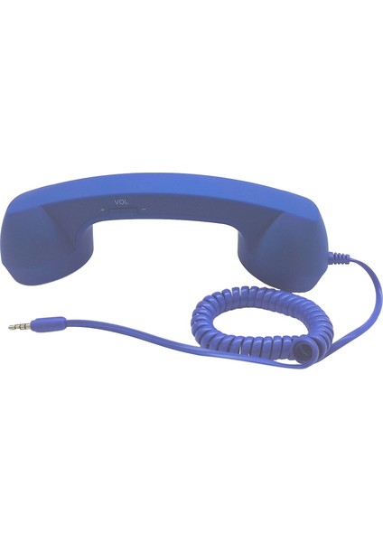Retro Telefon Ahizesi 3.5mm Klasik Mini iPhone iPad Cep Telefonları Için Mavi