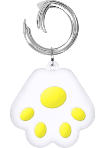 Apple Airtags ile Uyumlu Silikon Kılıf Karikatür Anti-Kayıp Gps Izci Beyaz(Yurt Dışından) fiyatları