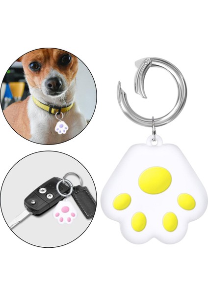 Apple Airtags ile Uyumlu Silikon Kılıf Karikatür Anti-Kayıp Gps Izci Beyaz(Yurt Dışından) fırsatları