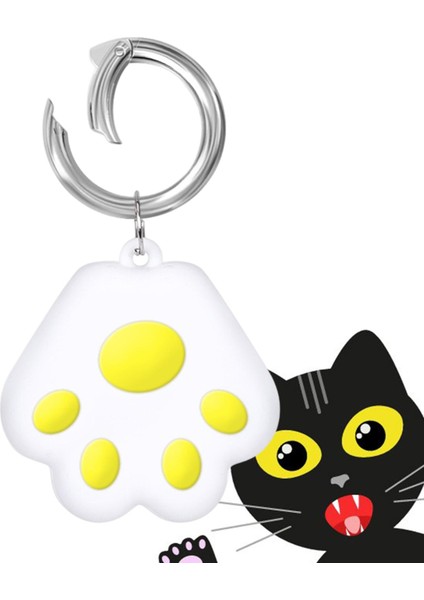 Apple Airtags ile Uyumlu Silikon Kılıf Karikatür Anti-Kayıp Gps Izci Beyaz(Yurt Dışından) indirimleri