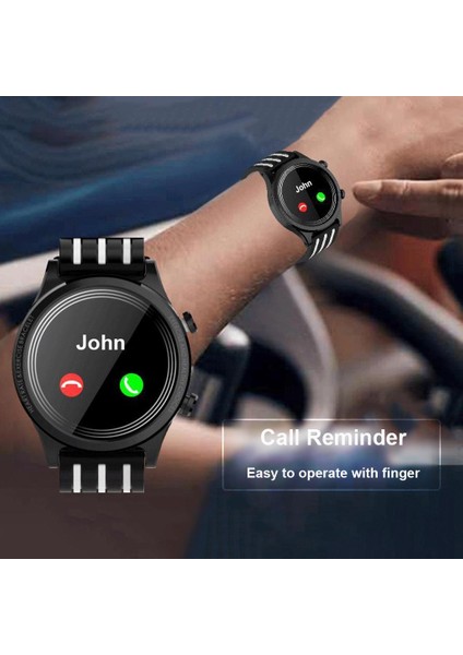 IP68 Su Geçirmez Spor Akıllı Izle Kalp Hızı Monitörü Beyaz