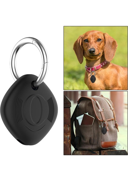 Durumda Kapak Izci Taşıma Anahtarlık Silikon Shell Samsung Galaxy Smarttag Siyah Için indirimleri