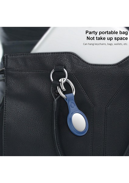 Pu Deri Kılıf Kol Koruyucu Kapak Için Apple Airtags Konum Izci Mavi fırsatları