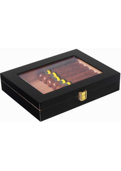 Puro Humidor Ispanyol Cedar Ahşap Küçük Puro Kutusu Higrometre Nemlendirici | Puro Aksesuarları - (Yurt Dışından) fiyatları