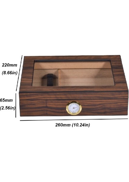 Basit Stil Ahşap Neme Puro Depolama Puro Aracı Aksesuarları Mühürlü Kutu Puro Kutusu Puro Higrometre ile Koruyun | Puro Aksesuarları - (Yurt Dışından) fırsatları