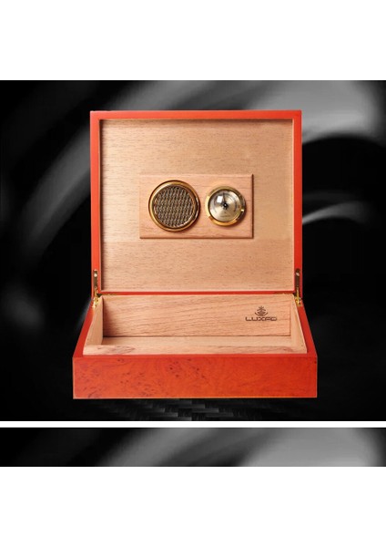 Cedar Ahşap Puro Neme Kutusu Cedar Ahşap Kılıf W / Higrometre Nemlendirici Puro Saklama Kutusu Sigara Hediye | Puro Aksesuarları - (Yurt Dışından) modelleri