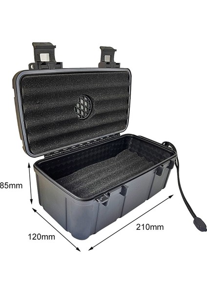 Taşınabilir Puro Seyahat Neme Kutusu Su Geçirmez Puro Durumda Puro Neme Kutusu Toz Geçirmez Darbeye Siyah Puro Tutucu Saklama Kutusu | Puro Aksesuarları - (Yurt Dışından) fırsatları