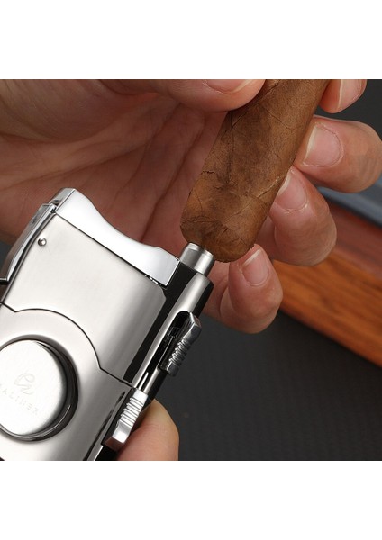 Yumruk Puro Kesici Bıçak Paslanmaz Çelik Metal Puro Giyotin Makas Lüks Puncher Puro Kesme Aracı Hediye Kutusu | Puro Aksesuarları - (Yurt Dışından) fırsatları