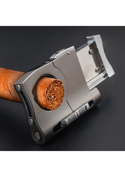 Çok Fonksiyonlu Puro Kesici Paslanmaz Çelik Puro Kesici Yumruk Çift Matkap Delik Açacağı Puro Aksesuarları Sigara Aksesuarları | Puro Aksesuarları - (Yurt Dışından) fiyatları