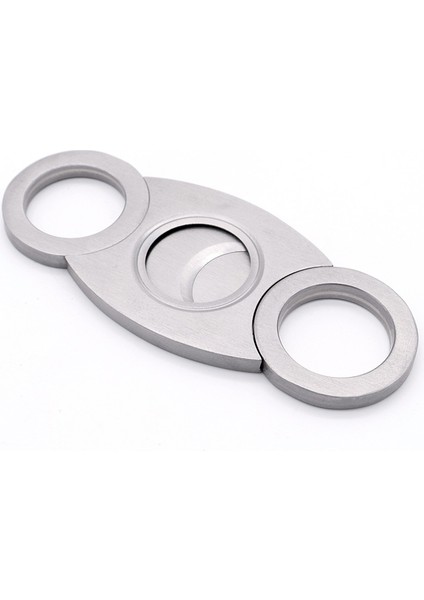 Zarif Paslanmaz Çelik Puro Kesici Keskin Blade Kesici Sarı Puro Bıçağı Guillotina W / Hediye Kutusu Sigara Gadget | Puro Aksesuarları - (Yurt Dışından)