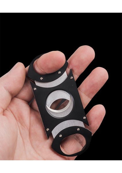 Puro Kesici Giyotin Paslanmaz Çelik Çift Blade Metal Puro Clippers Puro Aksesuarları Araçları Için Makas | Puro Aksesuarları - (Yurt Dışından) fırsatları