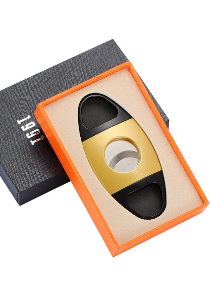 Klasik Puro Kesici Bıçak Metal Giyotin Puro Kesme Aksesuarları Paslanmaz Çelik Puro Makas Çanta Hediye Kutusu | Puro Aksesuarları - (Yurt Dışından) fırsatları