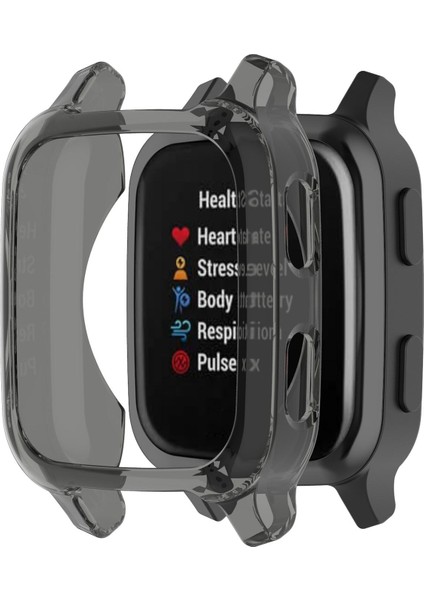 Anti-Scratch Durumda Kapak Kabuk Çerçeve Tampon Aksesuarları Garmin Venu Sq Siyah Için fırsatları
