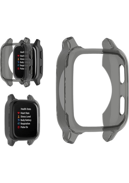 Anti-Scratch Durumda Kapak Kabuk Çerçeve Tampon Aksesuarları Garmin Venu Sq Siyah Için indirimleri