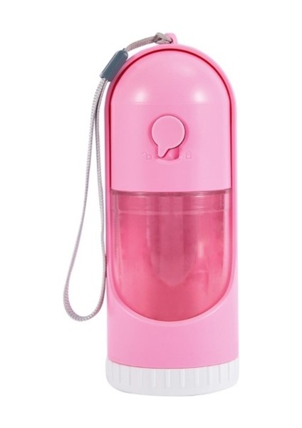 Pet Katlanabilir Kupası Işlevli Kilit Düğmesi Sızdırmaz Tasarım Deposu Şişe Taşınabilir Su Dağıtıcı | Köpek Besleme - (Yurt Dışından)