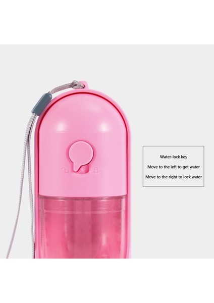 Pet Katlanabilir Kupası Işlevli Kilit Düğmesi Sızdırmaz Tasarım Deposu Şişe Taşınabilir Su Dağıtıcı | Köpek Besleme - (Yurt Dışından) fiyatları