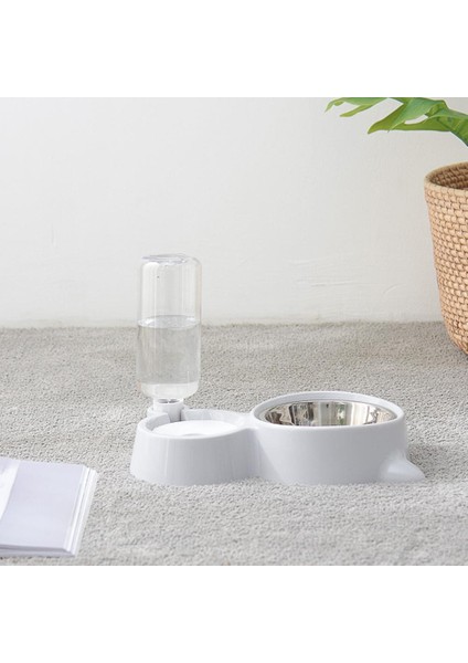 Pet Çift Kaseler Otomatik Gıda Besleyici Su Çeşmesi Köpek Cat Dağıtıcı Için Islak Ağız Yok | Köpek Beslemesi - (Yurt Dışından) fırsatları