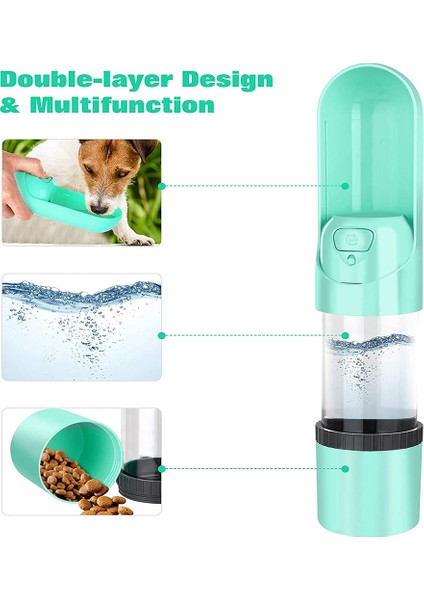 Taşınabilir Pet Köpek Su Şişesi Küçük Orta Büyük Köpekler Için 300 ml Içme Kase Besleme Su Dağıtıcı Köpekler Açık Şişeler | - (Yurt Dışından) fiyatları
