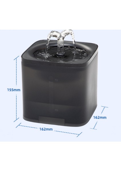 Otomatik Kedi Su Çeşmesi Filtre Besleyici Kediler Için Akıllı Drinker Köpek Su Içme Hareket Sensörü Pet Dispenseri | Kedi Besleme ve sulama Malzemeleri (Gri) - (Yurt Dışından) fırsatları