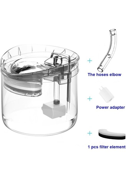 1.8l Elektriklitansparent Kedi Su Çeşmesi Drinker Kediler Için Su Dağıtıcı Kedi Yavru Köpek Köpek Yavru Pet Içme Kase Su Besleyici - (Yurt Dışından) fiyatları