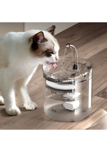 1.8l Elektriklitansparent Kedi Su Çeşmesi Drinker Kediler Için Su Dağıtıcı Kedi Yavru Köpek Köpek Yavru Pet Içme Kase Su Besleyici - (Yurt Dışından) fırsatları