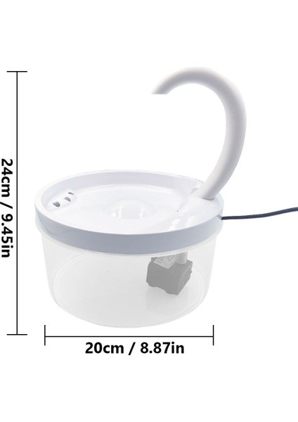 2l Otomatik Pet Kedi Su Dolma Köpek Kedi Pet Sessiz Drinker Besleyici Kase Pet Içme Çeşmesi Dağıtıcı | Kedi Besleme ve sulama Malzemeleri - (Yurt Dışından) fırsatları